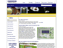 Tablet Screenshot of ci.oakwood.oh.us