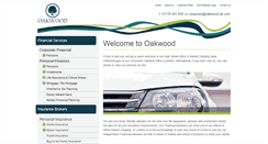 Desktop Screenshot of oakwood.uk.com